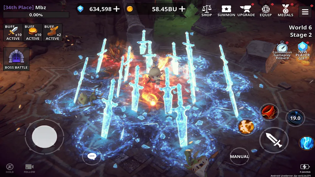 Скачать Dungeon Knight [MOD: безлимитное здоровье и мощное оружие] — скриншот 2