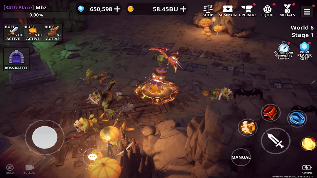 Скачать Dungeon Knight [MOD: безлимитное здоровье и мощное оружие] — скриншот 4