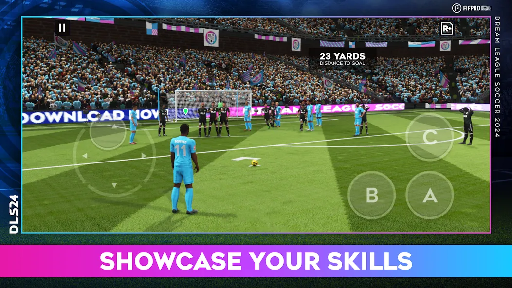 Скачать Dream League Soccer 2024 [MOD: безлимитные деньги и все команды открыты] — скриншот 3