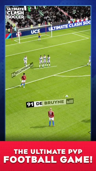 Скачать взлом Ultimate Clash Soccer [MOD: безлимитные деньги и энергия] — скриншот 1