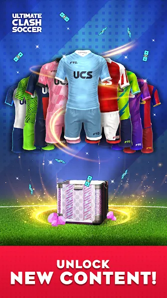 Скачать взлом Ultimate Clash Soccer [MOD: безлимитные деньги и энергия] — скриншот 4