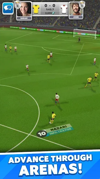 Score! Match - PvP Soccer [MOD: безлимитные деньги и усиленные игроки] на Андроид — скриншот 3