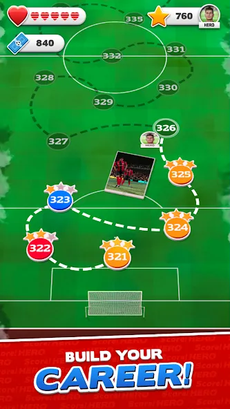 Скачать взлом Score! Hero [MOD: безлимитные деньги и выносливость] — скриншот 5