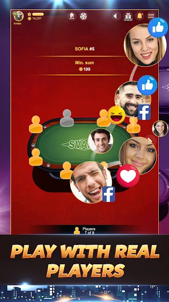 Svara - 3 Card Poker Card Game [MOD: безлимитные фишки и открытые уровни] на Андроид — скриншот 3