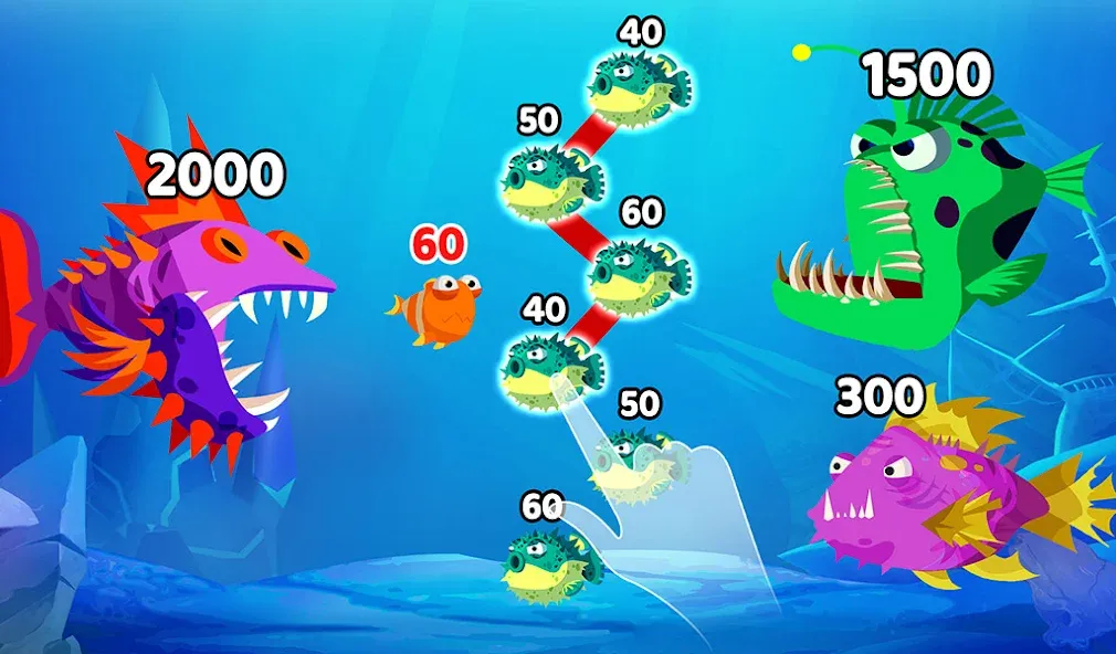 Скачать Fish Town IO: Mini Aquarium [MOD: безлимитные монеты и рыбки] — скриншот 1