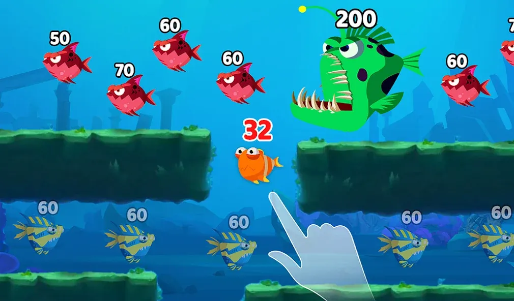 Скачать Fish Town IO: Mini Aquarium [MOD: безлимитные монеты и рыбки] — скриншот 3