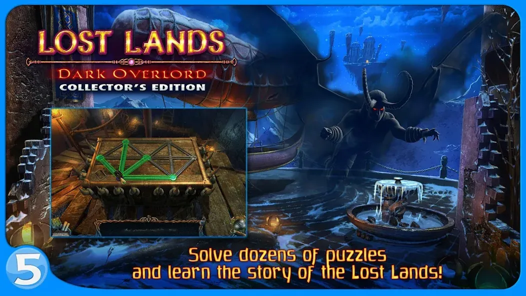 Скачать взлом Lost Lands 1 [MOD: безлимитные подсказки и открытые уровни] — скриншот 3