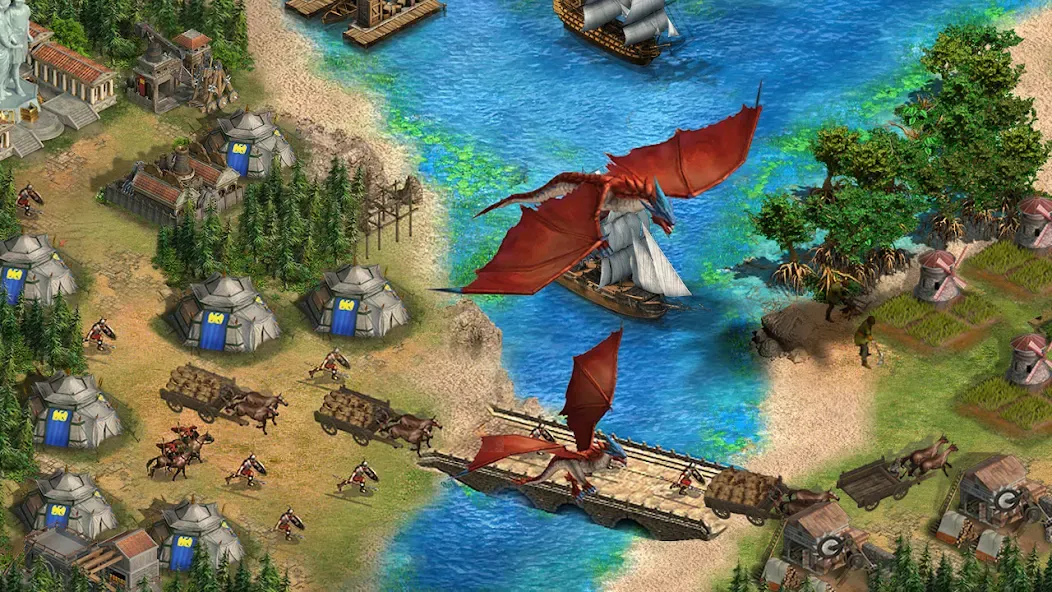 Скачать Abyss of Empires:The Mythology [MOD: безлимитные ресурсы и ускоренное развитие] — скриншот 4