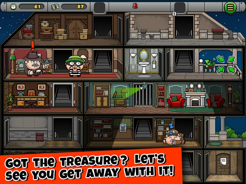 Bob The Robber 4 [MOD: безлимитные деньги и открыты все уровни] на Андроид — скриншот 3