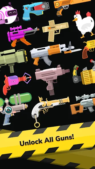 Скачать Gun Idle [MOD: много денег и боеприпасов] на телефон — скриншот 1