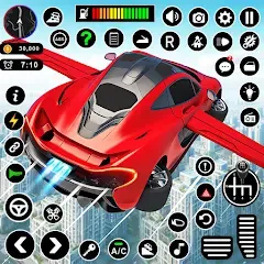 Скачать взлом Flying Car Robot Shooting Game [MOD: безлимитные деньги и оружие]