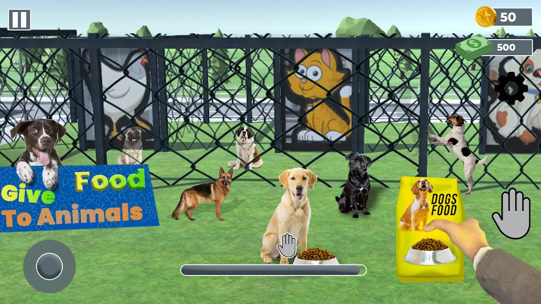 Animal Shelter: Pet Rescue 3D [MOD: безлимитные деньги и питомцы открыты] на Андроид — скриншот 1