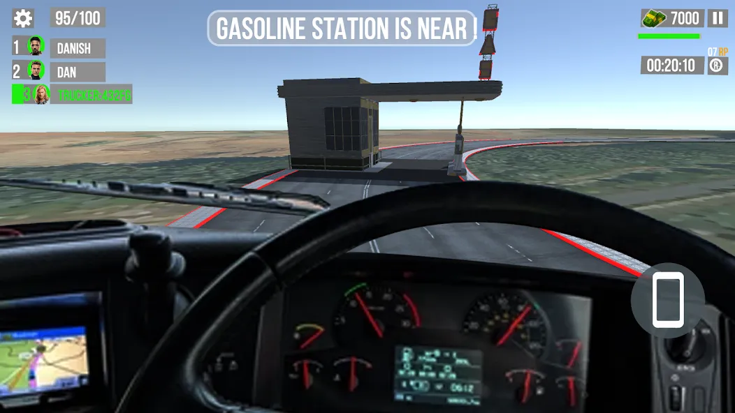 Скачать Euro Truck Gas Station Games [MOD: безлимитное топливо и все грузовики] на телефон — скриншот 3