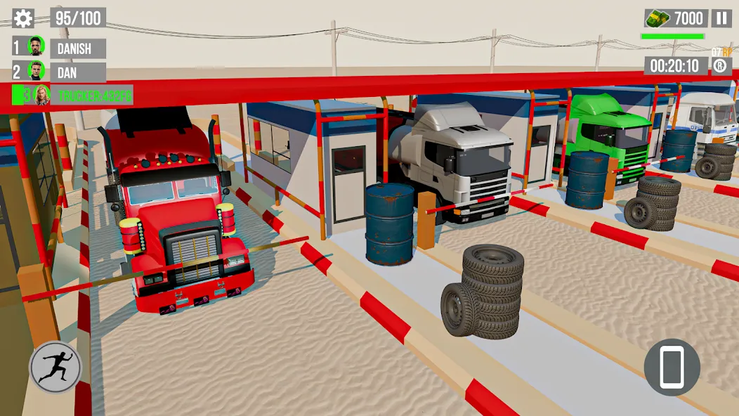 Скачать Euro Truck Gas Station Games [MOD: безлимитное топливо и все грузовики] на телефон — скриншот 4