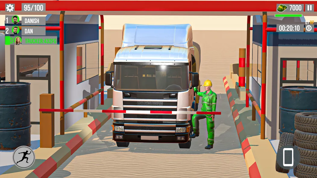 Скачать Euro Truck Gas Station Games [MOD: безлимитное топливо и все грузовики] на телефон — скриншот 5