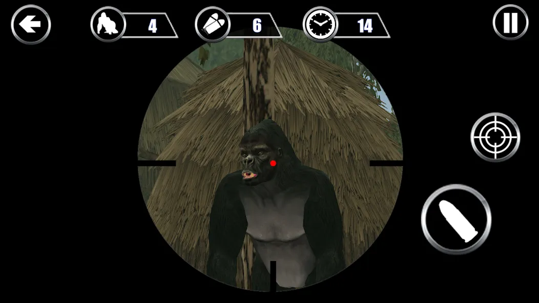Скачать Gorilla Hunter: Hunting games [MOD: безлимитные патроны и мощное оружие] на телефон — скриншот 4