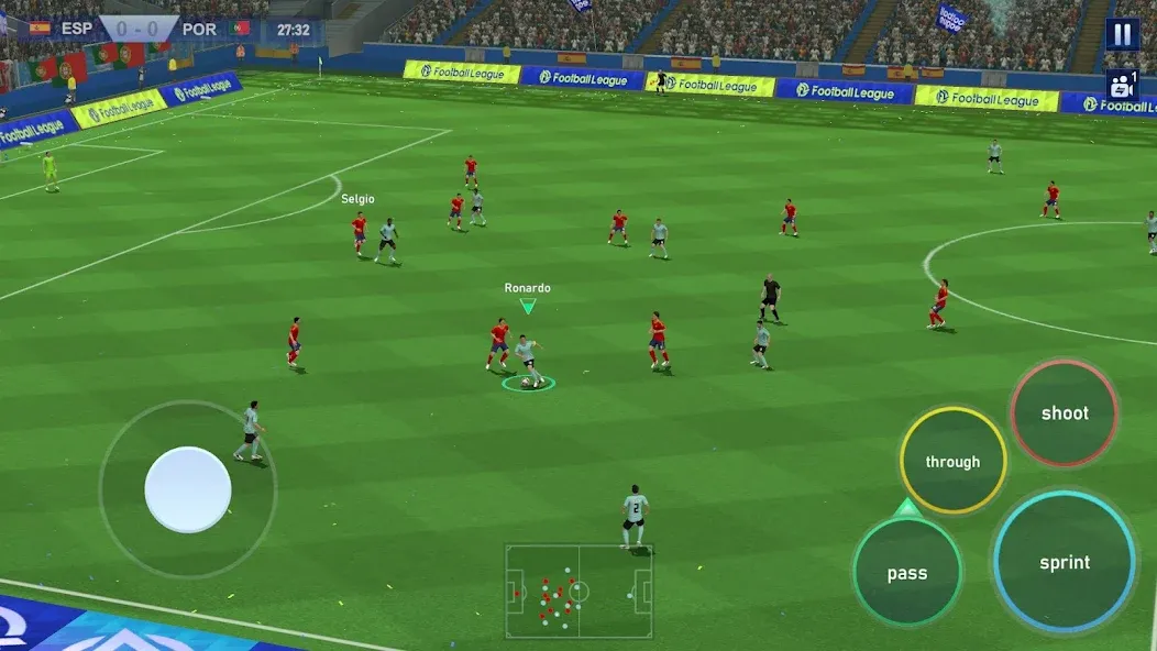 Скачать Football League 2024 [MOD: безлимитные деньги и энергия] на телефон — скриншот 2