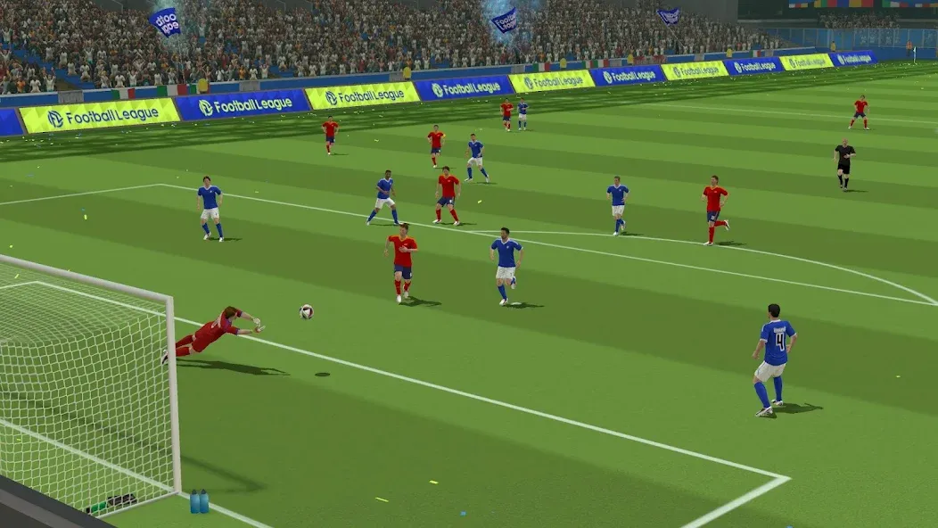 Скачать Football League 2024 [MOD: безлимитные деньги и энергия] на телефон — скриншот 3
