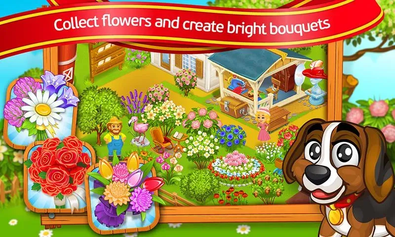 Farm Town: Cartoon Story [MOD: много монет и всё открыто] — Скачать бесплатно (APK) — скриншот 3