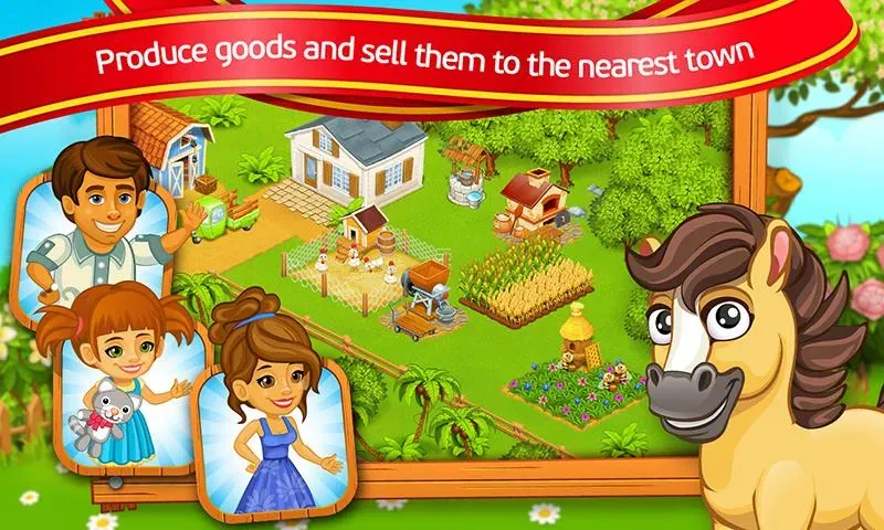 Farm Town: Cartoon Story [MOD: много монет и всё открыто] — Скачать бесплатно (APK) — скриншот 4