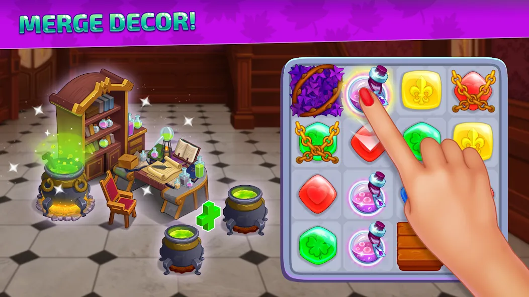Chloe's Merge: House Design [MOD: безлимитные деньги и все предметы] (Бесплатно / APK) — скриншот 2
