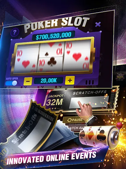 Holdem or Foldem - Texas Poker [MOD: безлимитные фишки и открыты турниры] (Бесплатно / APK) — скриншот 5