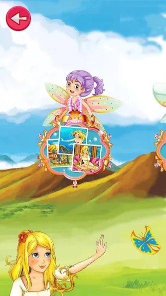 Взломанная Princess Girls Puzzles - Kids [MOD: открыты все пазлы и уровни] на Андроид — скриншот 2