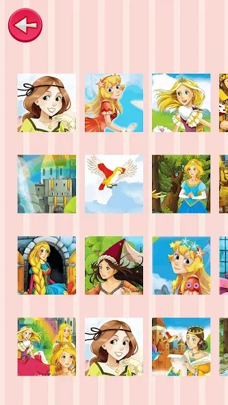 Взломанная Princess Girls Puzzles - Kids [MOD: открыты все пазлы и уровни] на Андроид — скриншот 3