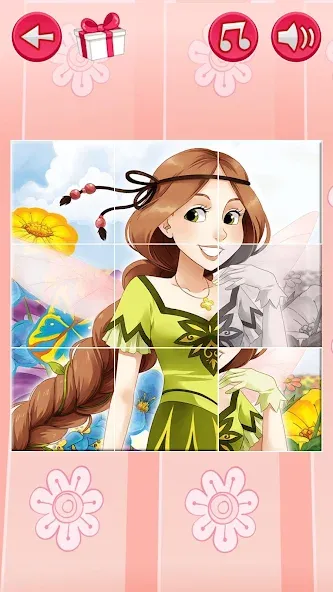 Взломанная Princess Girls Puzzles - Kids [MOD: открыты все пазлы и уровни] на Андроид — скриншот 4