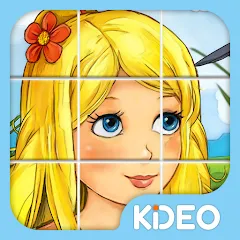 Взломанная Princess Girls Puzzles - Kids [MOD: открыты все пазлы и уровни] на Андроид