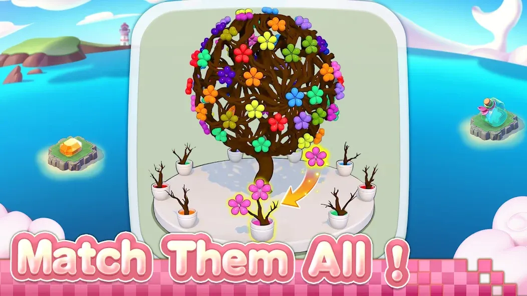 Скачать Mergical-Fun Match Island Game [MOD: безлимитные ресурсы и энергия] — скриншот 2