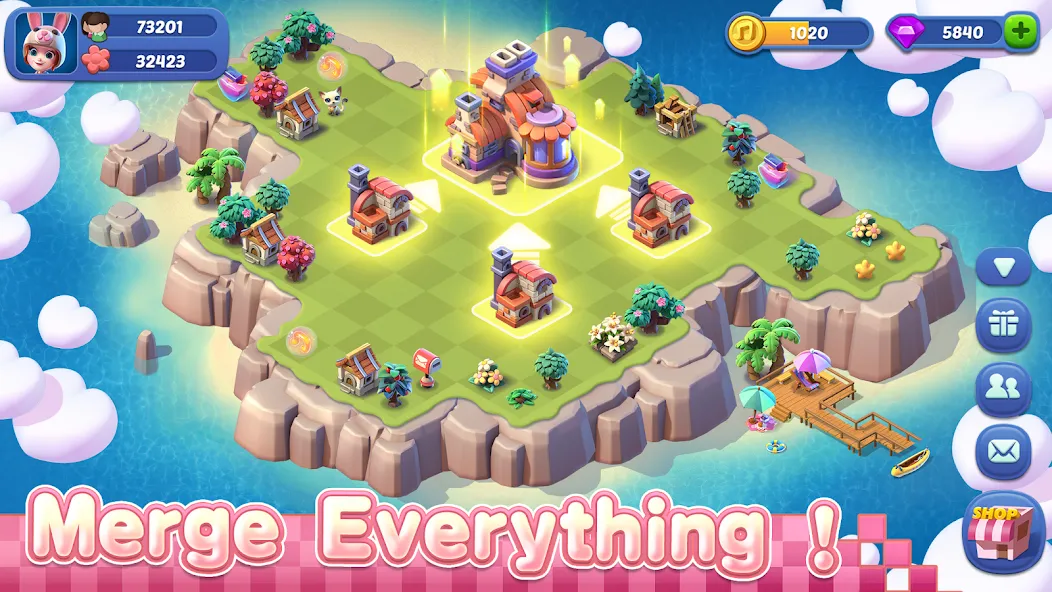 Скачать Mergical-Fun Match Island Game [MOD: безлимитные ресурсы и энергия] — скриншот 4