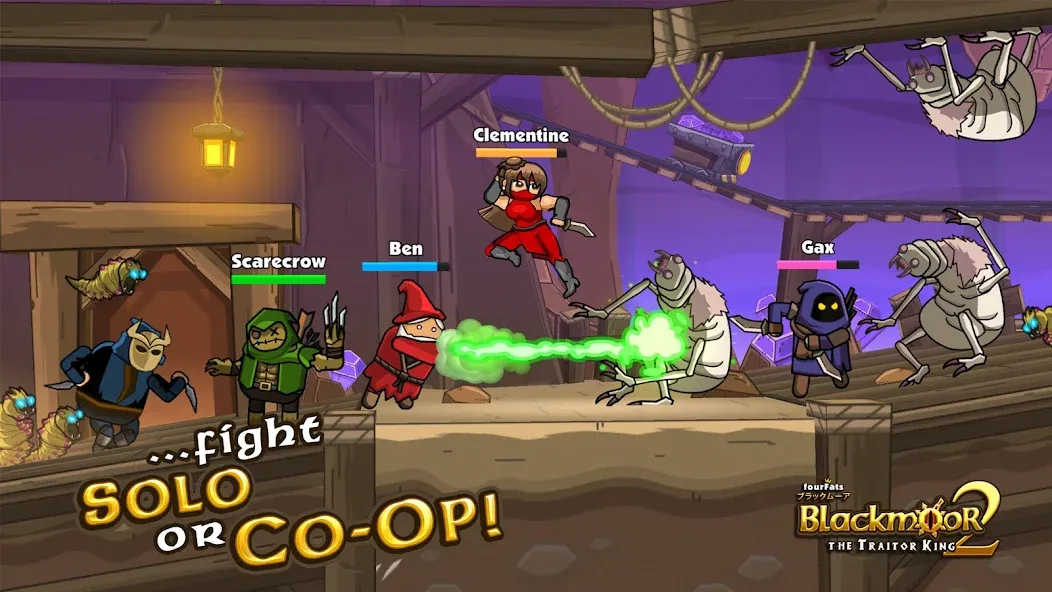 Скачать Blackmoor 2: Action Platformer [MOD: безлимитные монеты и разблокированы герои] на телефон — скриншот 3