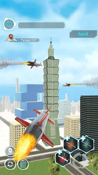City Demolish: Rocket Smash! [MOD: безлимитные ракеты и разрушения] — Скачать бесплатно (APK) — скриншот 2