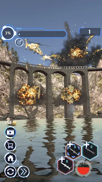 City Demolish: Rocket Smash! [MOD: безлимитные ракеты и разрушения] — Скачать бесплатно (APK) — скриншот 5