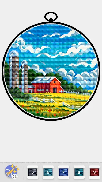 Cross Stitch Club [MOD: разблокированы все узоры и нитки] последняя версия — скриншот 2