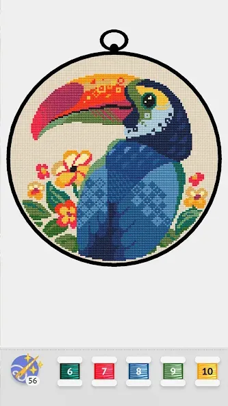 Cross Stitch Club [MOD: разблокированы все узоры и нитки] последняя версия — скриншот 4
