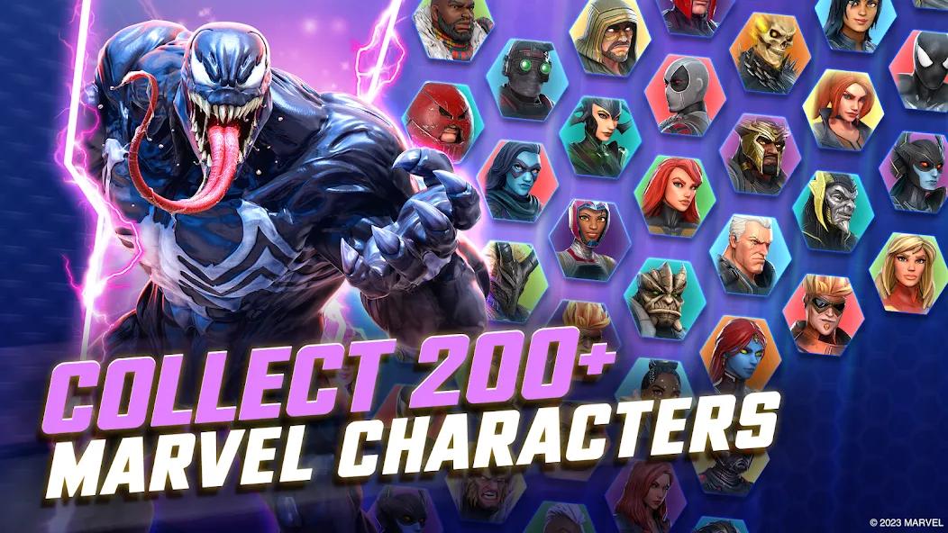MARVEL Strike Force: Squad RPG [MOD: безлимитные ресурсы и усиленная команда] (Бесплатно / APK) — скриншот 2