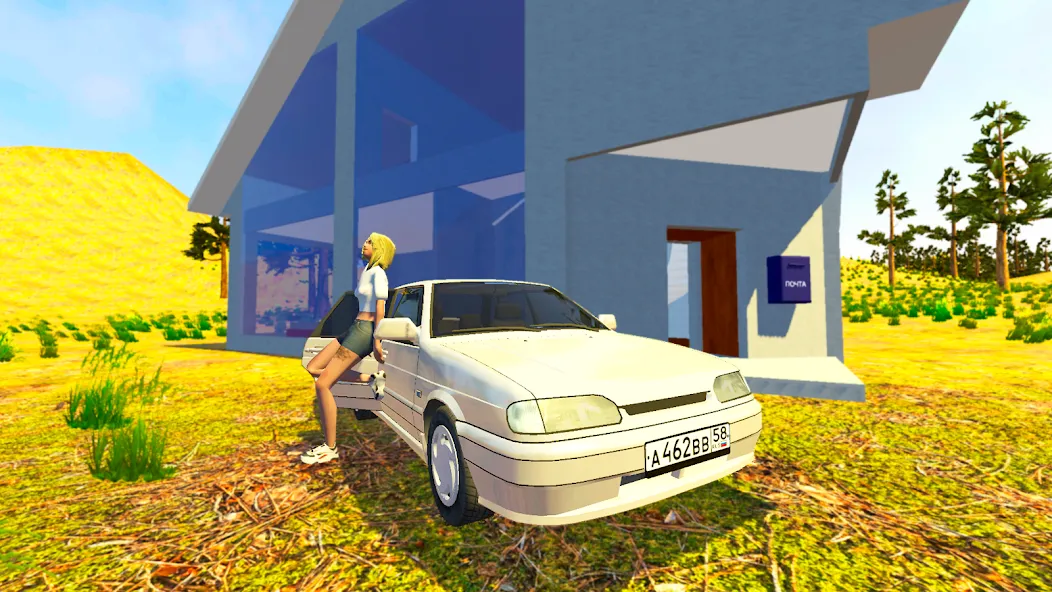 VAZ Driving Simulator: LADA [MOD: безлимитные деньги и все машины открыты] на Андроид — скриншот 1