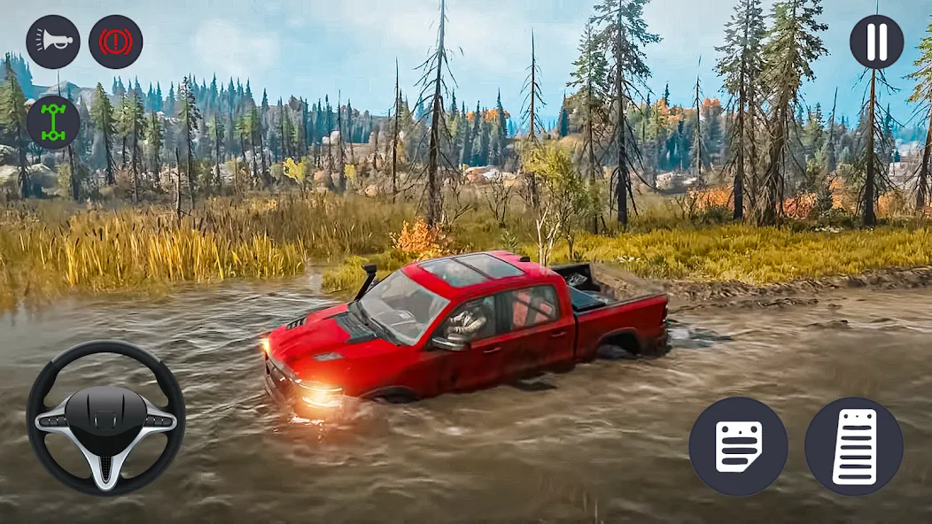 Взломанная 4x4 Jeep Offroad Car Driving [MOD: безлимитные деньги и топливо] на Андроид — скриншот 3