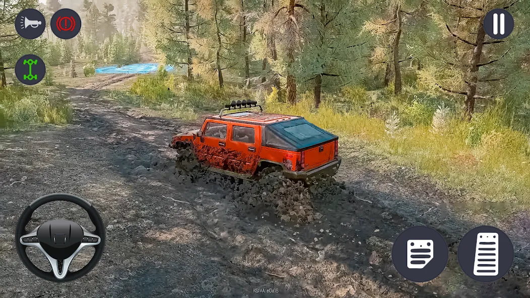 Взломанная 4x4 Jeep Offroad Car Driving [MOD: безлимитные деньги и топливо] на Андроид — скриншот 4