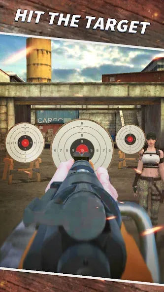 Скачать Sniper Shooting : 3D Gun Game [MOD: безлимитные деньги и оружие] на телефон — скриншот 4