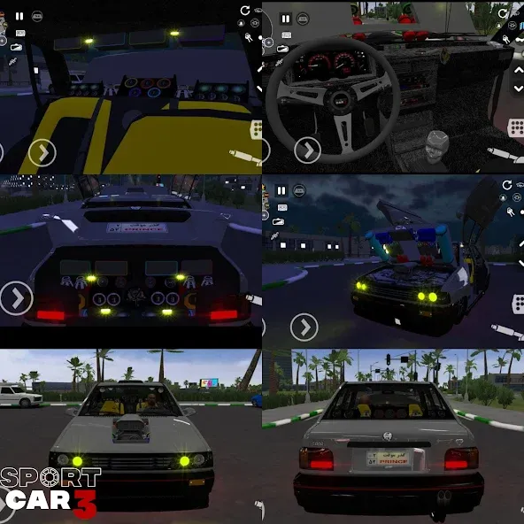 Взломанная Sport car 3 : Taxi & Police - [MOD: безлимитные деньги и топливо] на Андроид — скриншот 3