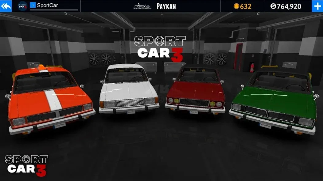 Взломанная Sport car 3 : Taxi & Police - [MOD: безлимитные деньги и топливо] на Андроид — скриншот 4