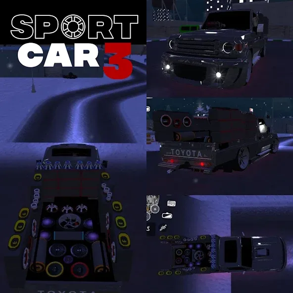 Взломанная Sport car 3 : Taxi & Police - [MOD: безлимитные деньги и топливо] на Андроид — скриншот 5