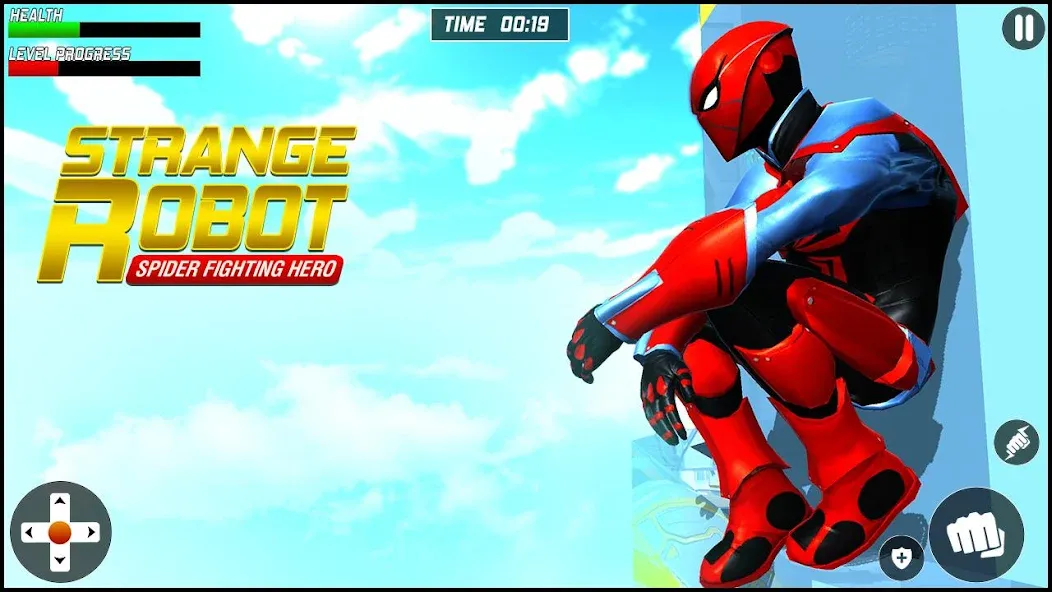 Скачать взлом Strange Robot Spider hero Game [MOD: неограниченные деньги и все уровни] — скриншот 1