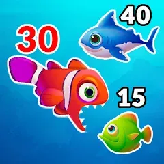 Взломанная Big Eat Fish Games Shark Games [MOD: безлимитные деньги и усиленная акула] на Андроид