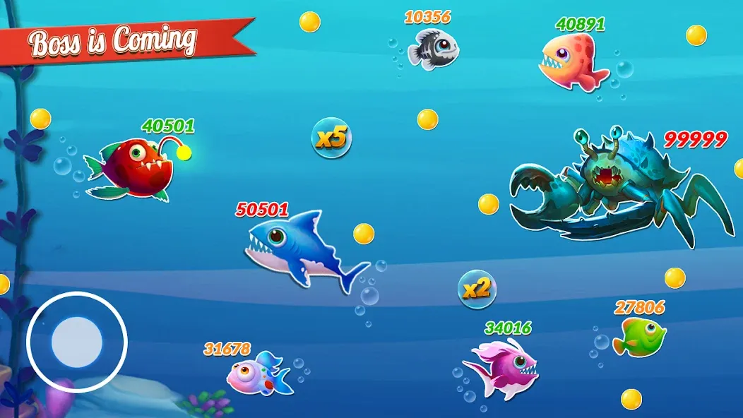 Fish.IO Fish Games Shark Games [MOD: безлимитные монеты и алмазы] (Бесплатно / APK) — скриншот 3