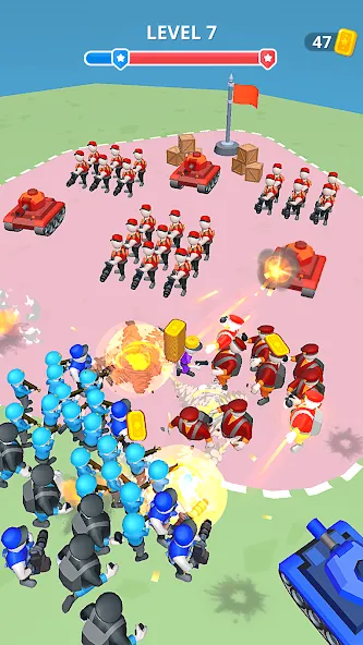 Army War Camp—Battle Game [MOD: безлимитные ресурсы и усиленная армия] (Бесплатно / APK) — скриншот 5