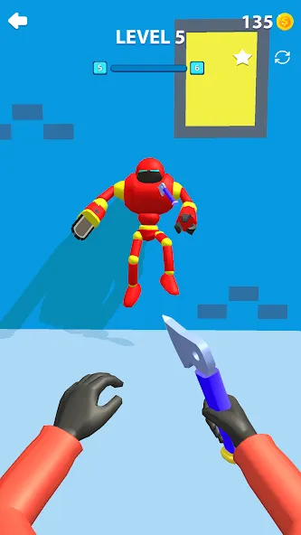 Скачать Gun Master 3D - Shoot 'Em Down [MOD: безлимитные деньги и оружие] на телефон — скриншот 3